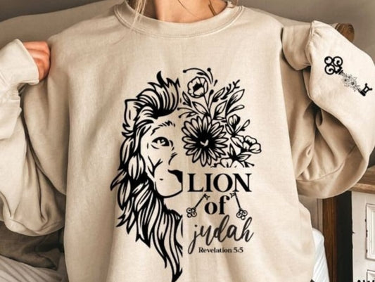 Lion of Judah w/sleeve design